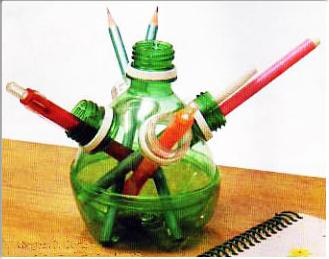 ideias-para-reciclar-garrafas-pet-porta-lapis