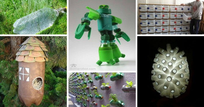 Ideas-creativas-para-reciclar-o-reutilizar-botellas-de-plástico