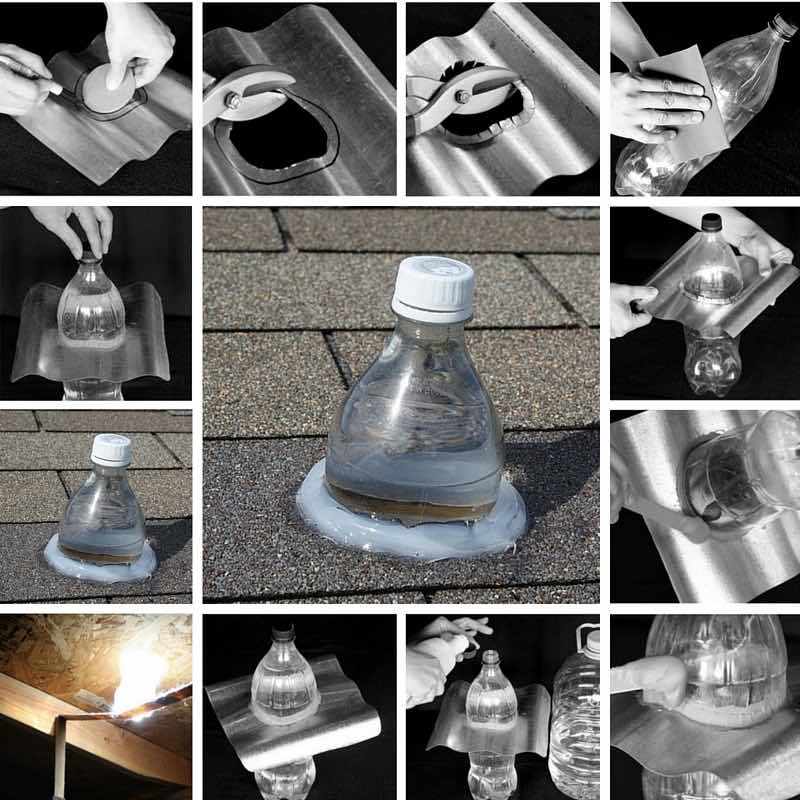 Como-convertir-botellas-de-plástico-PET-en-eficaces-lámparas