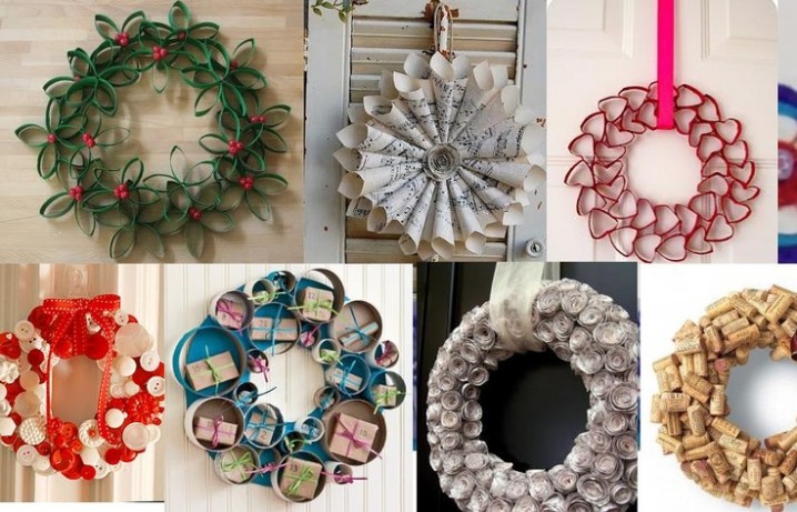 Deshacer Todo tipo de envío Coronas de Navidad recicladas: Ideas originales | Ecología Hoy